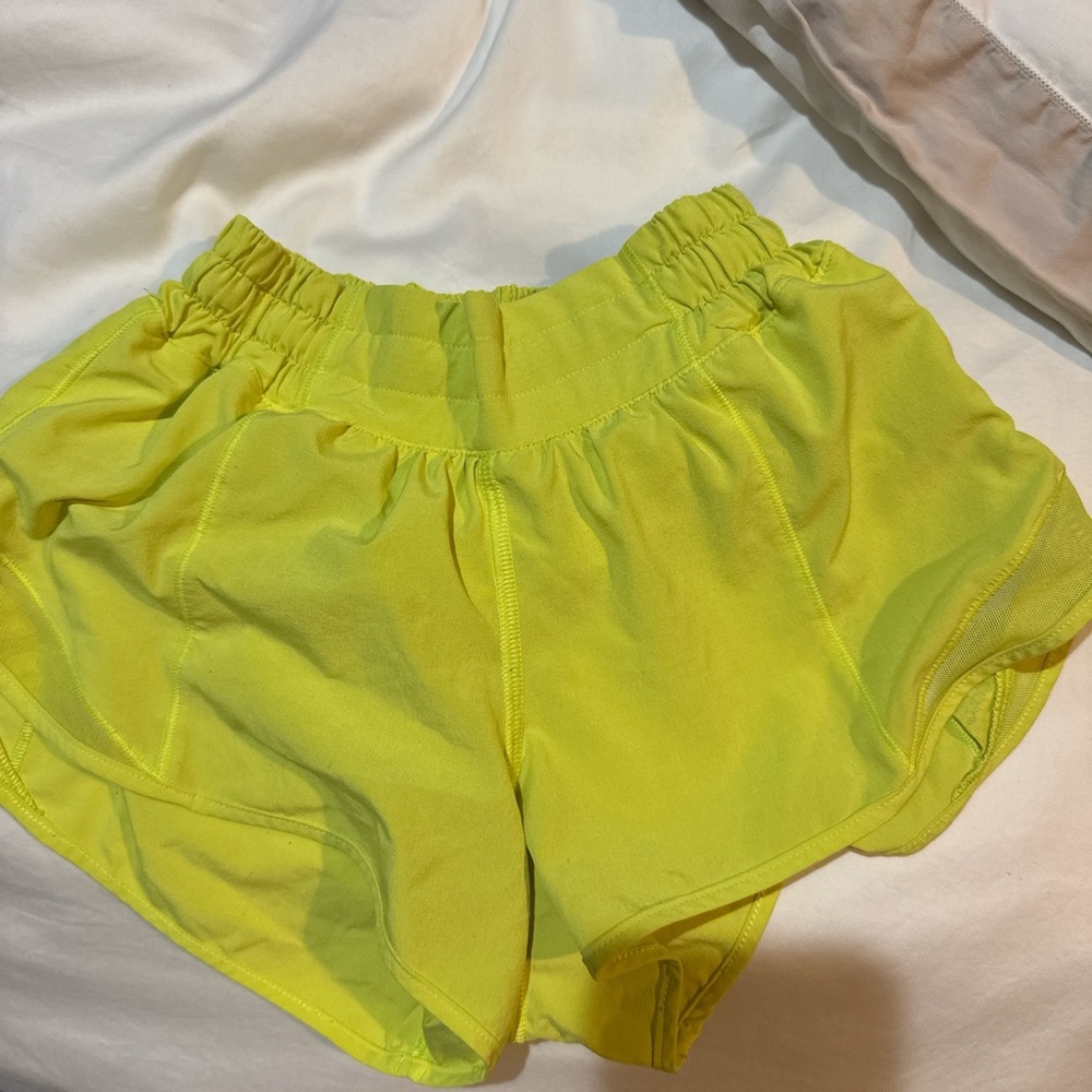Vibrant Yellow Women's lululemon Shorts